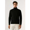 Pánský svetr ANDRE TURTLE NECK (Barva černá, Velikost XL)