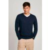Pánský svetr ANDRE V NECK (Barva modrá, Velikost XXL)
