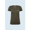 Dámské tričko BLEU (Barva khaki zelená, Velikost XS)