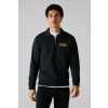 Pánská mikina 1/4 ZIP SWEAT (Barva černá, Velikost L)