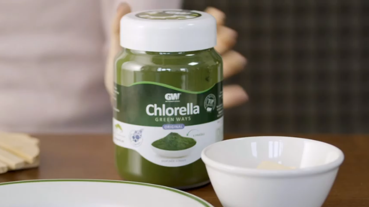 Chlorella v prášku