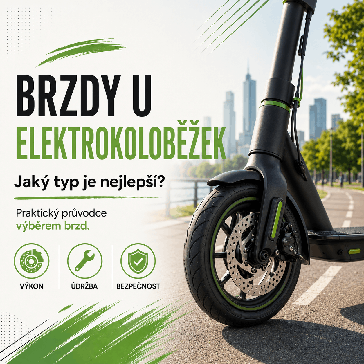 Kotoučové, bubnové a elektronické brzdy u elektrokoloběžek: jaký typ je nejlepší?
