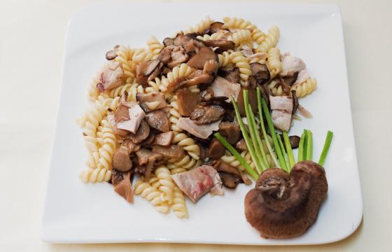 Maminčino kuře s Shiitaké