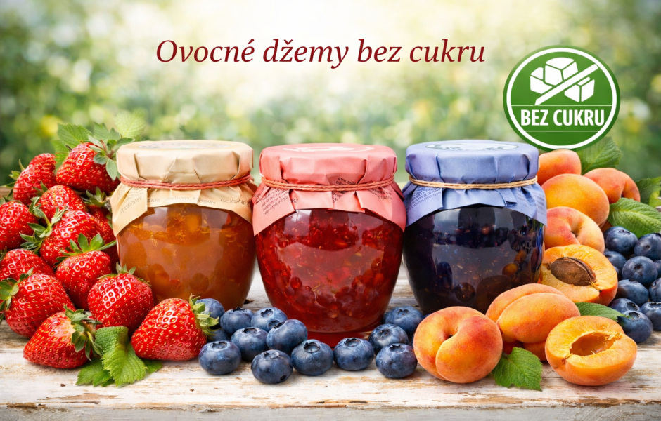 Ovocne džemy bez cukru
