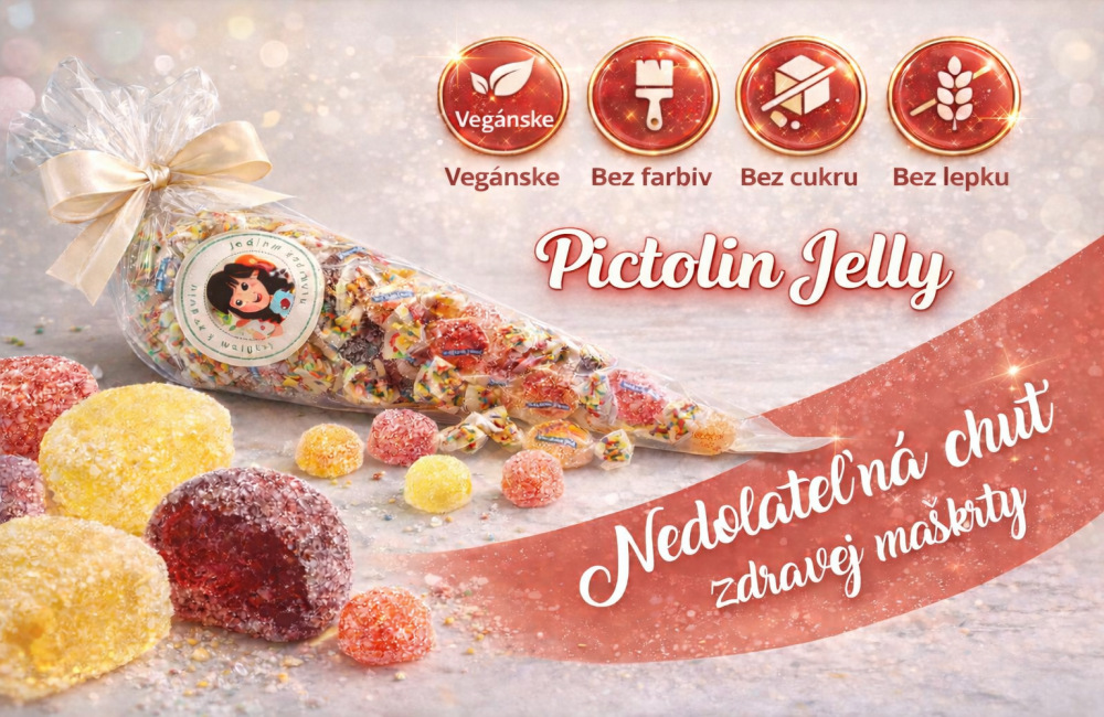 Ovocné želé cukríky bez cukru