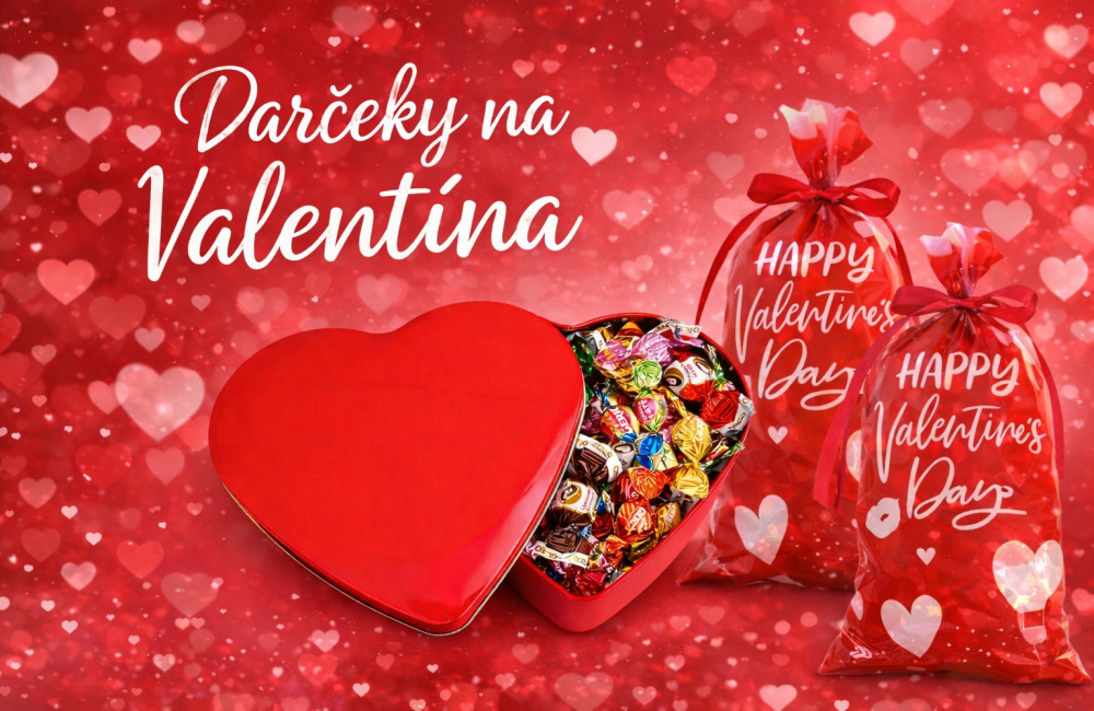 Valentinske balíčky - cukriky bez cukru