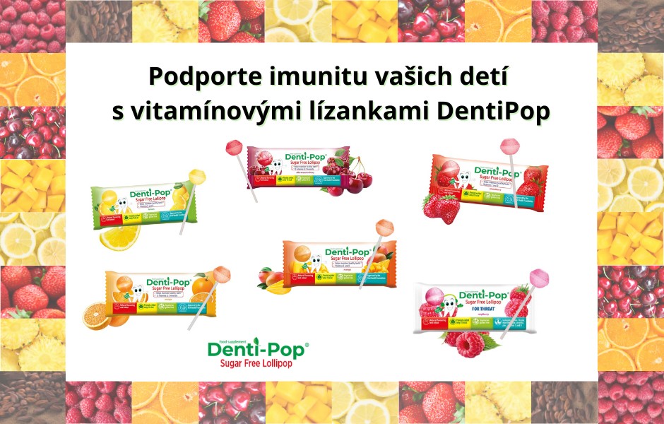 Vitamínové lízanky DentiPop bez cukru