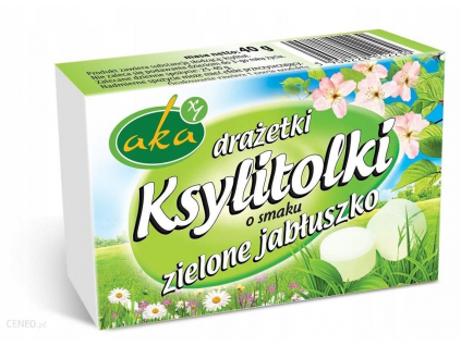 Xylitolové  dražé  Zelené jablko - 40g