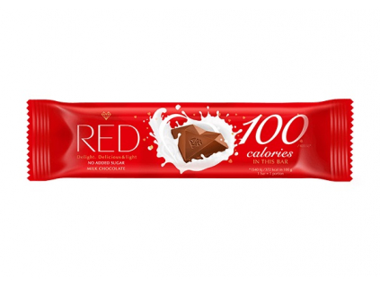Mliečna čokoládka RED bez cukru