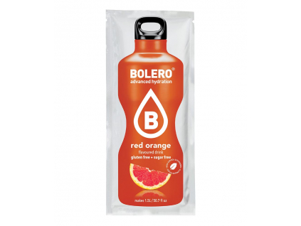 Bolero drink - limonáda bez cukru - červený pomaranč 9g