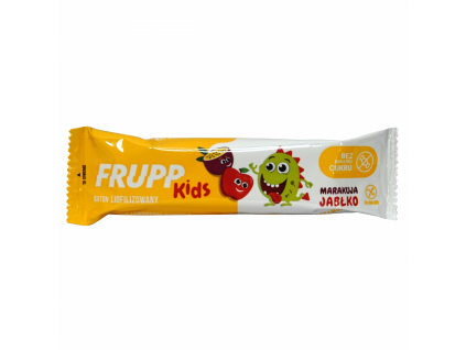 Lyofilizovaná tyčinka FRUPP Kids - jablko a maracuja 9g