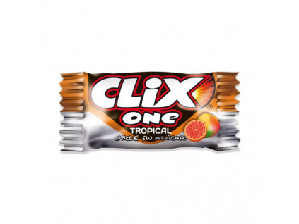 Clix one žuvačka bez cukru - tropické ovocie 2,5g