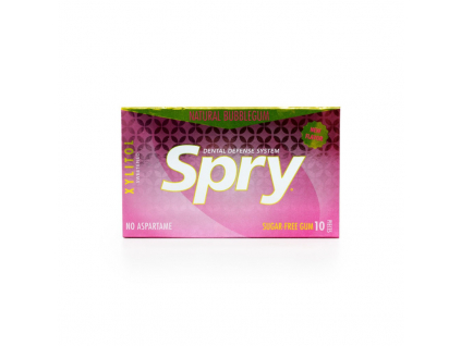 SPRY BUBBLE GUM žuvačky so xylitolom 10ks