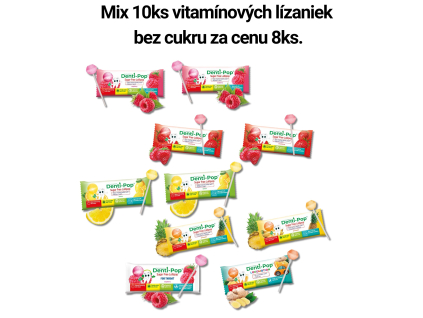 DentiPop lizanky bez cukru mix