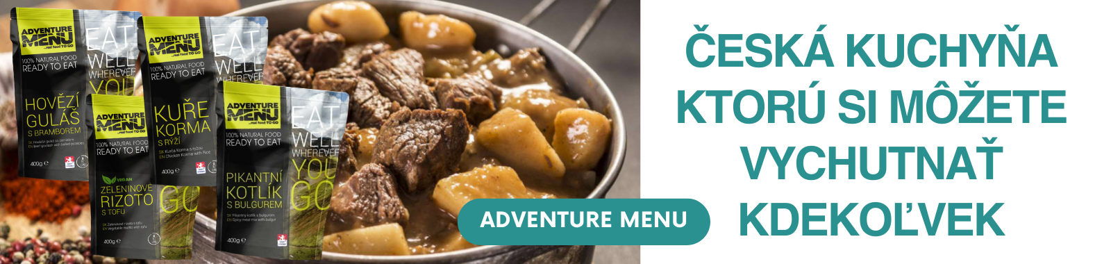 Adventure Menu - Jedlo na cesty