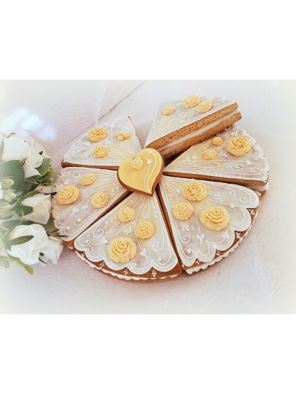 Perníkový dort žlutý