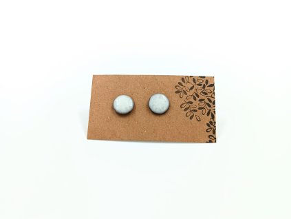 Keramické náušnice KULATÉ jednobarevné