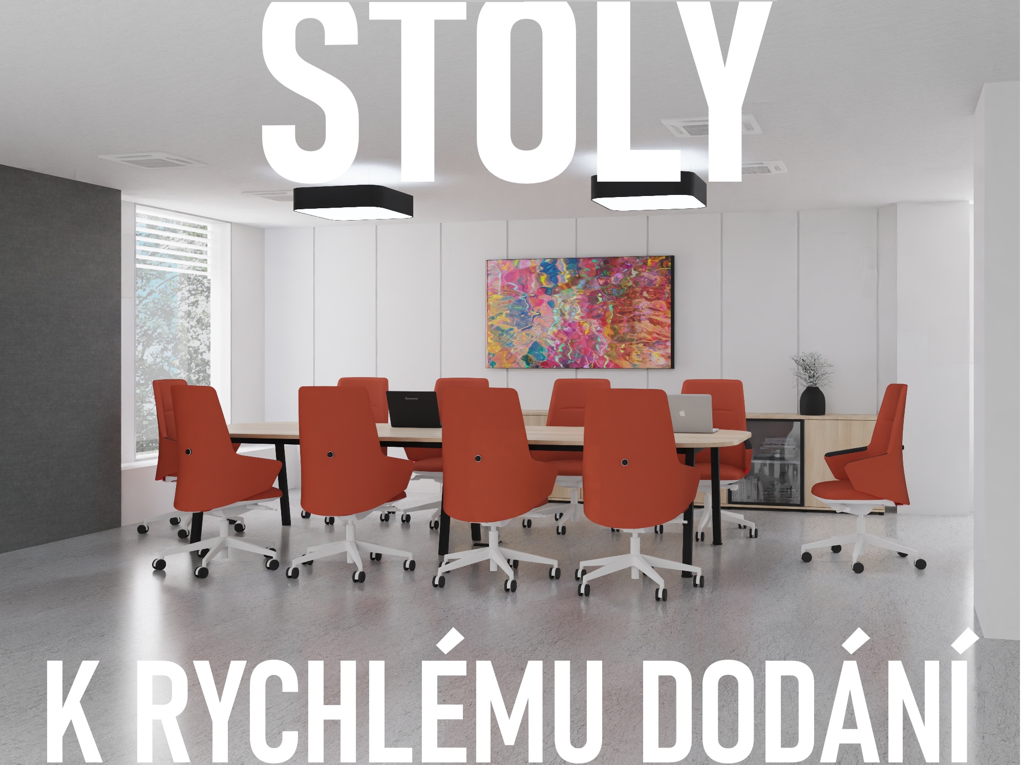 Jednací stoly rychlé dodání skladem velké oblé rovné luxusní standardní