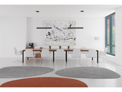 Jednací stůl GATE pro max. 14 osob Rovný 120x440_ jednacistoly.cz