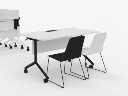 Sklápěcí skládací jednací stůl FLOPPY 80x150 cm včetně krycí desky