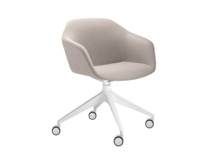 Přísedící židle křeslo RIVA RI-02, F02-BL/WH LD Seating