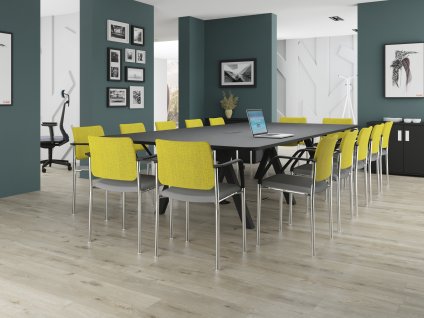 Big A 160x360 Oblý jednací stůl český výrobek