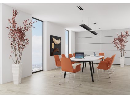 Jednací stůl ATELIER pro max. 12 osob Oblý 120x360 2_ jednacistoly.cz