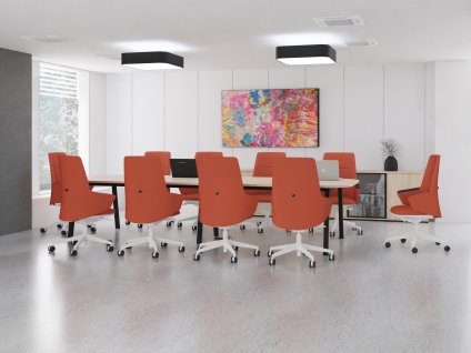 Jednací stůl ATELIER pro max. 12 osob Oblý 120x360 2 jednacistoly.cz 4