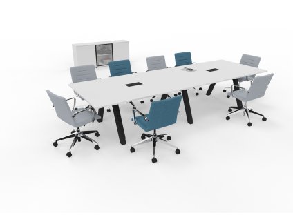 Jednací stůl BIG 120 pro max. 12 osob Oblý 120x360 jednacistoly.cz 2 multifunkční zásuvka