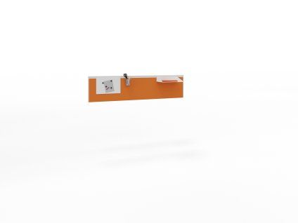 Paraván 140 oranžový s doplňkama
