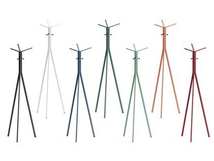 kovový věšák na oblečení jednací místnost odkládací seven barvy vše