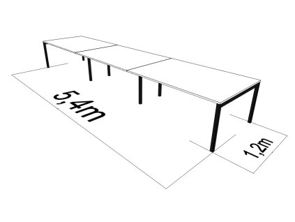 1200 X 5400 GATE BÍLÁ UNI
