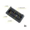 inbox wpuszczane gniazdo meblowe z usb rj45 i hdmi (3) černá 2x