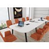 Jednací stůl ATELIER pro max. 12 osob Oblý 120x360_ jednacistoly.cz