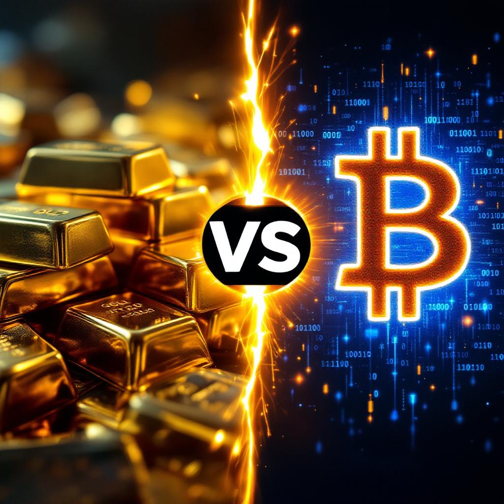 Zlato VS Bitcoin - Kdo vyhraje souboj o největšího Titána?