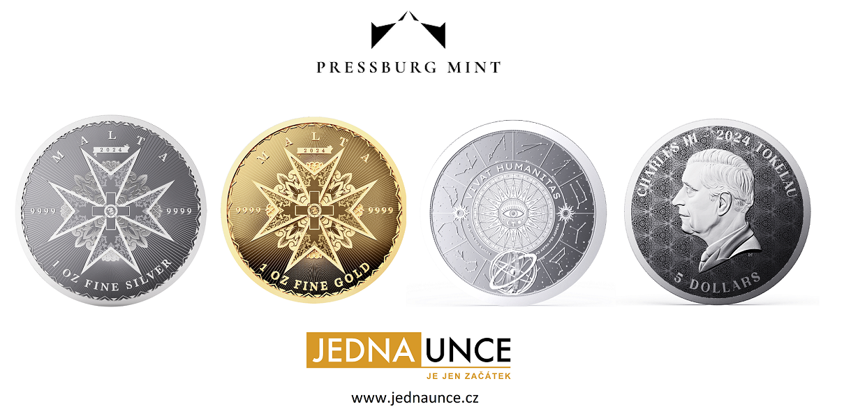 Nové mince z Bratislavy (PressBurg Mint)