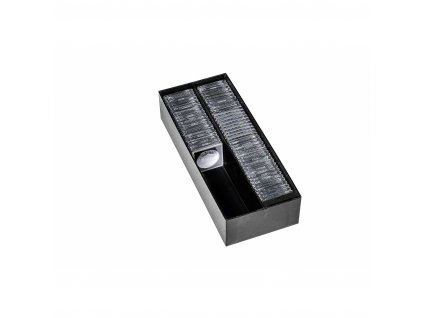 logik archive box for quadrum capsules and coin holders black