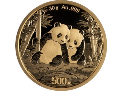 Zlatá investiční mince 30 g - Panda 2026