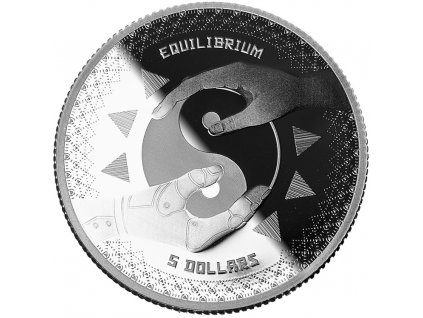 Stříbrná investiční mince 1 Oz - Equilibrium 2020