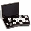 presentation case for 60 quadrum coin capsules black 3 trays 2 1