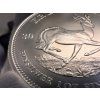 stribrny krugerrand 1oz detail mikropismo