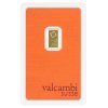 Zlatý slitek 1 g / 999,9 Au (24 kt) -Valcambi, Švýcarsko