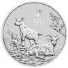 Stříbrná investiční mince 1 Oz – Rok kozy 2027 | Klid a harmonie