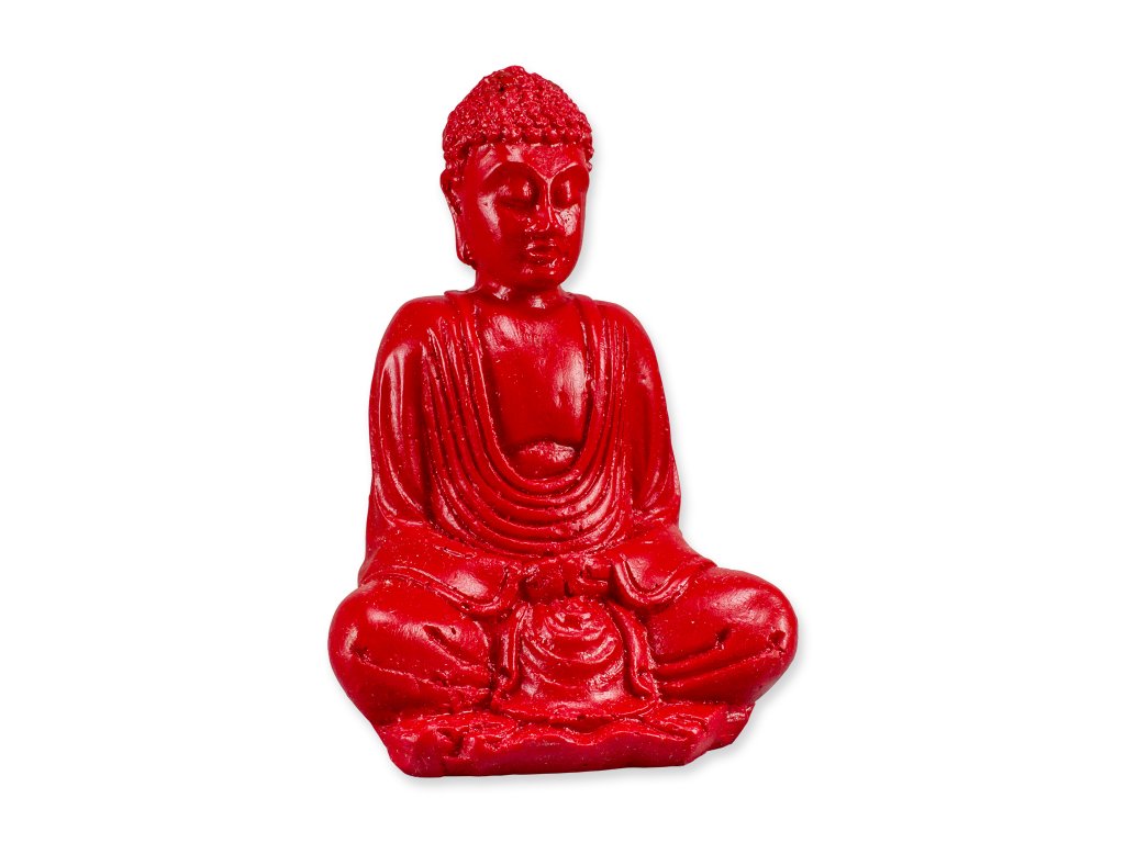 1200381 Soška Budha Mini červený