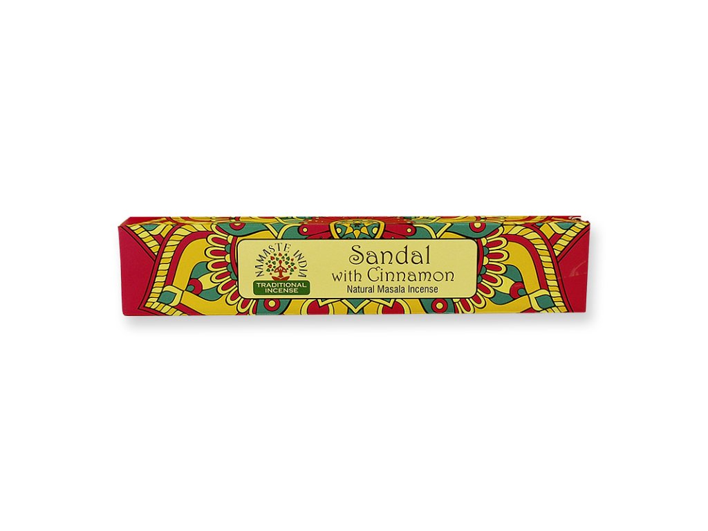503169 Tyčinky vonné NAMASTE INDIA Sandal With Cinnamon Masala
