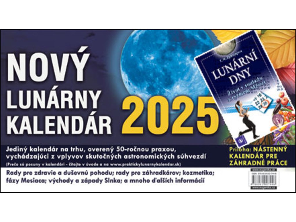 Nový lunárny kalendár 2025  Vladimír Jakubec