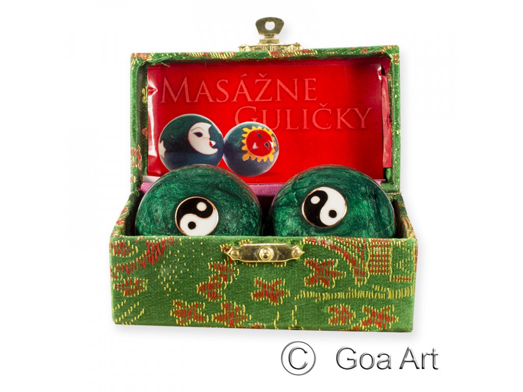 502817 Gule masazne Jing Jang zelene