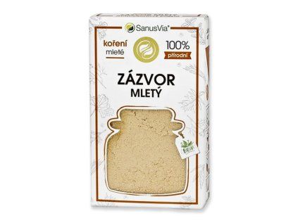 Zázvor mletý  jednodruhové korenie BIO 34 g