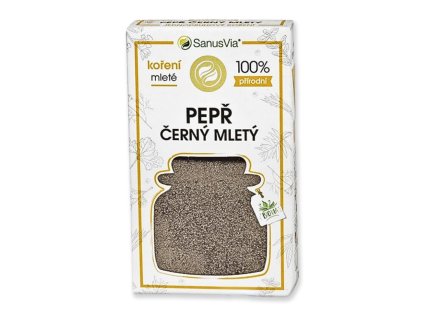 Korenie čierne mleté  jednodruhové korenie BIO 40 g