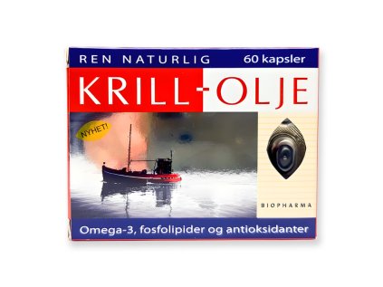 Krill Olje  prírodné kapsule 60 ks